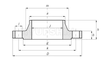 Shandong Hyupshin Flanges Co., Ltd, Manufacturer, ANSI B16.5 welding neck flanges, 150lbs, 300lbs, 600lbs