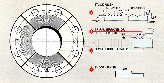 Flange Facing Finish