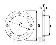 Shandong Hyupshin Flanges Co., Ltd, ANSI, ASME, ASA, B16.5 backing ring flange 150lbs, hot zinc, hot galvanizing